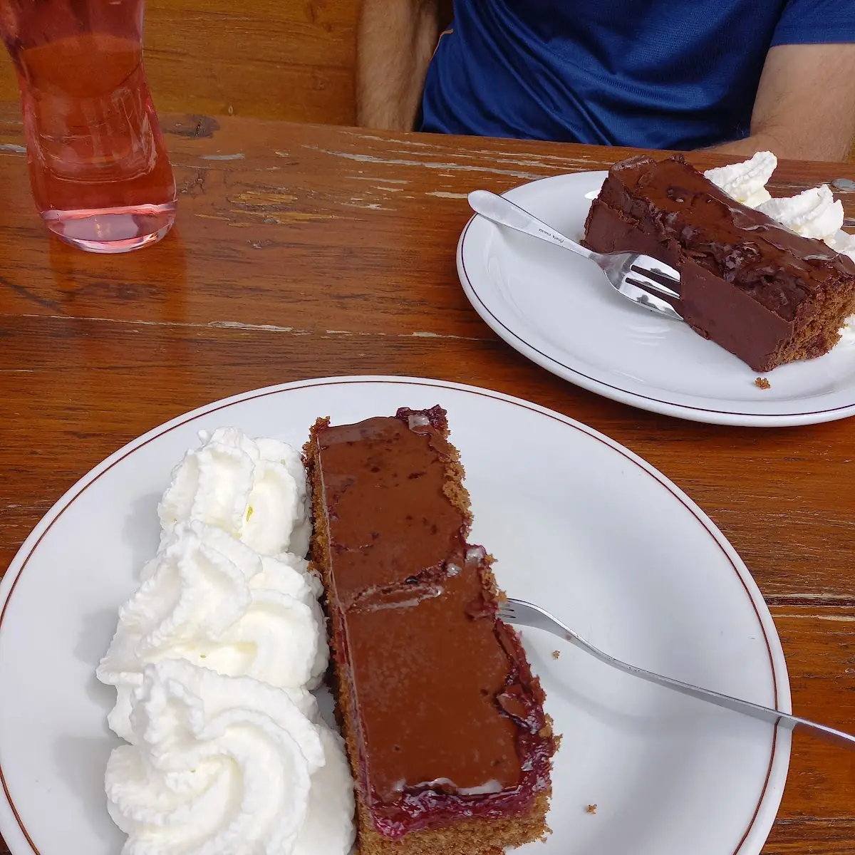 Schoko Preiselbeer Schnitte