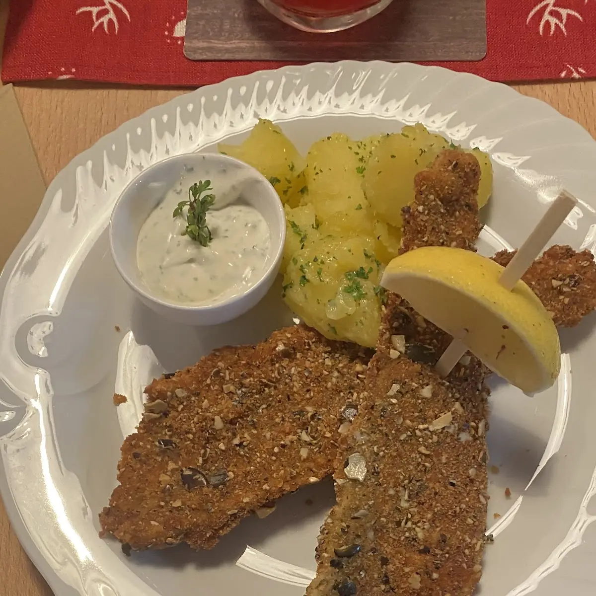 Schnitzel Mit Kürbispanade
