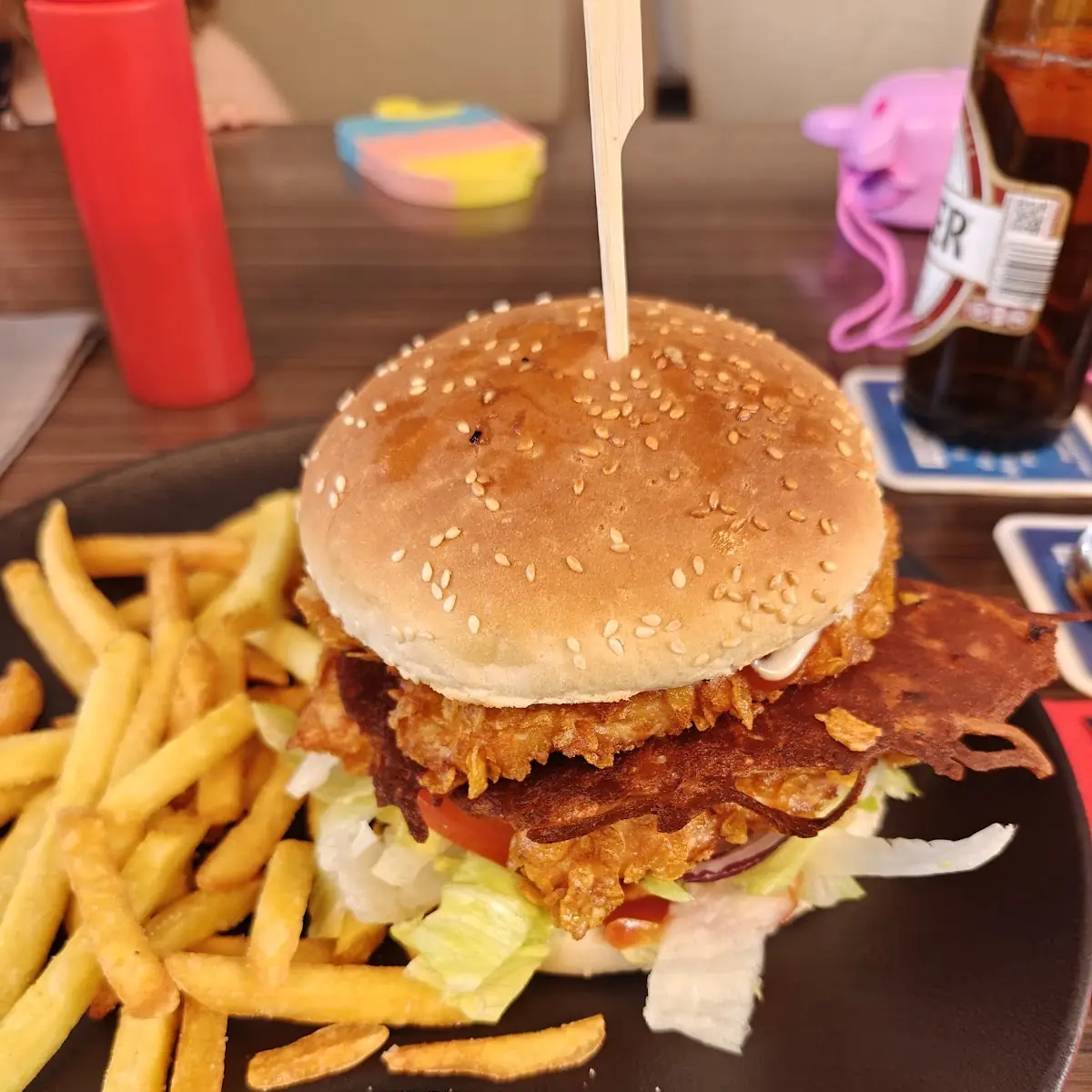 Chicken Burger Menü