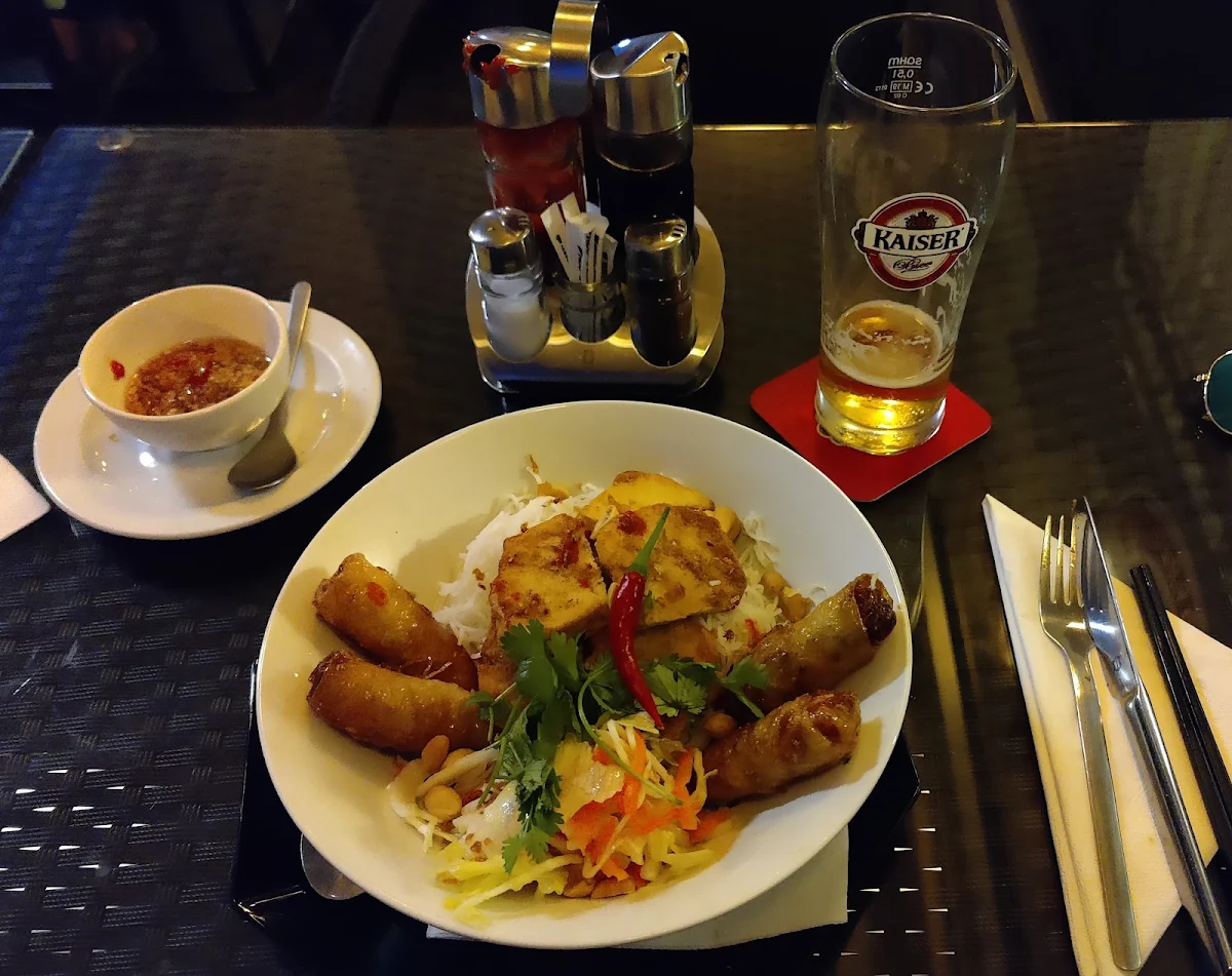 Vegane Vietnamesische Frühlingsrolle
