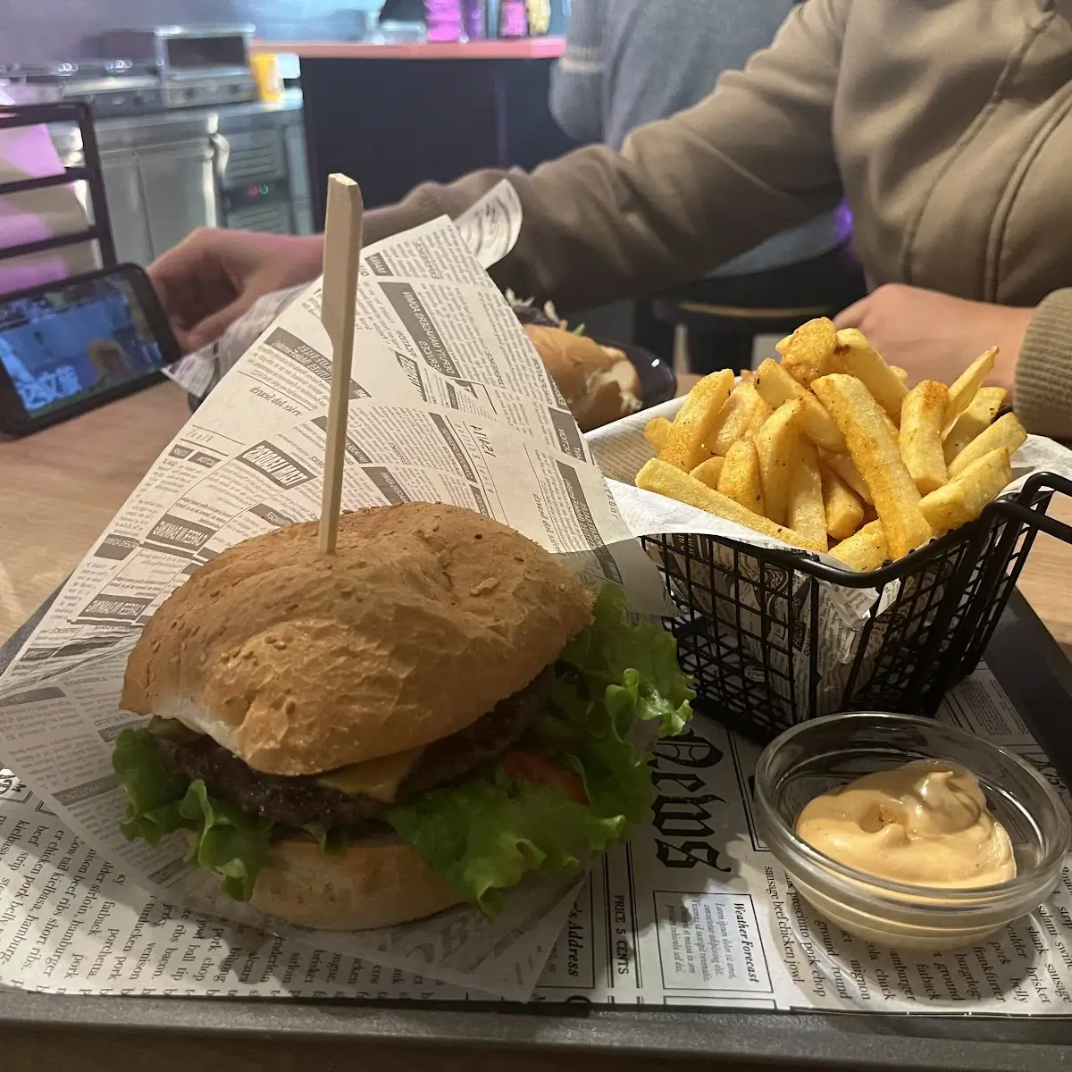 Burger Menü