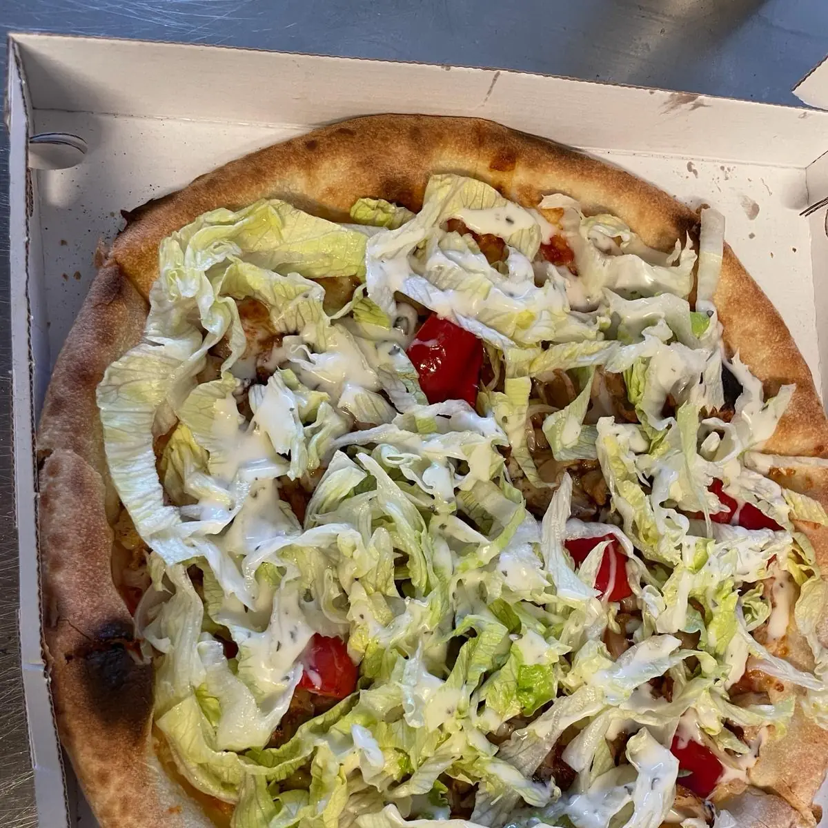 Pizza-salat Mit Kebap