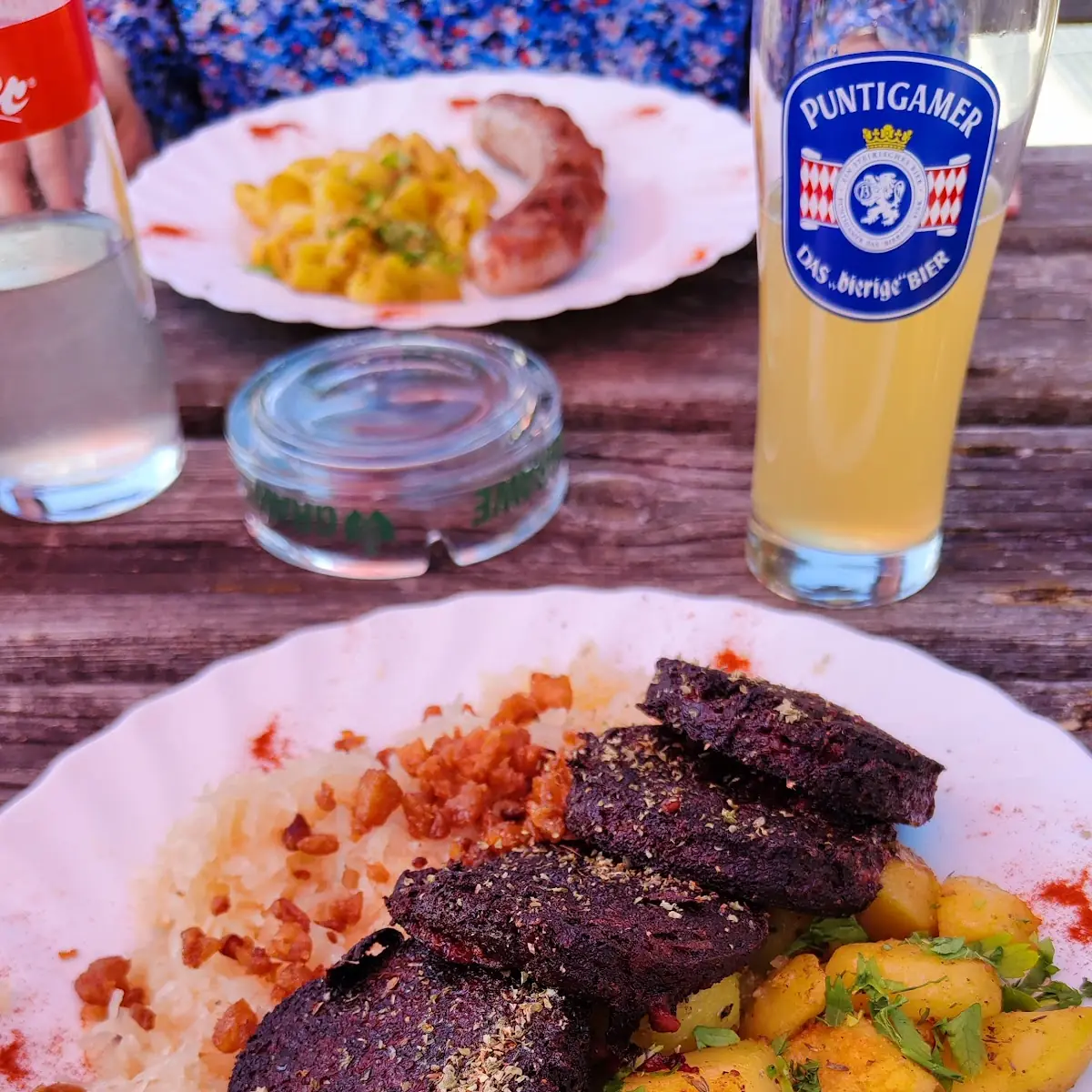 Blunzen Mit Bratkartoffeln