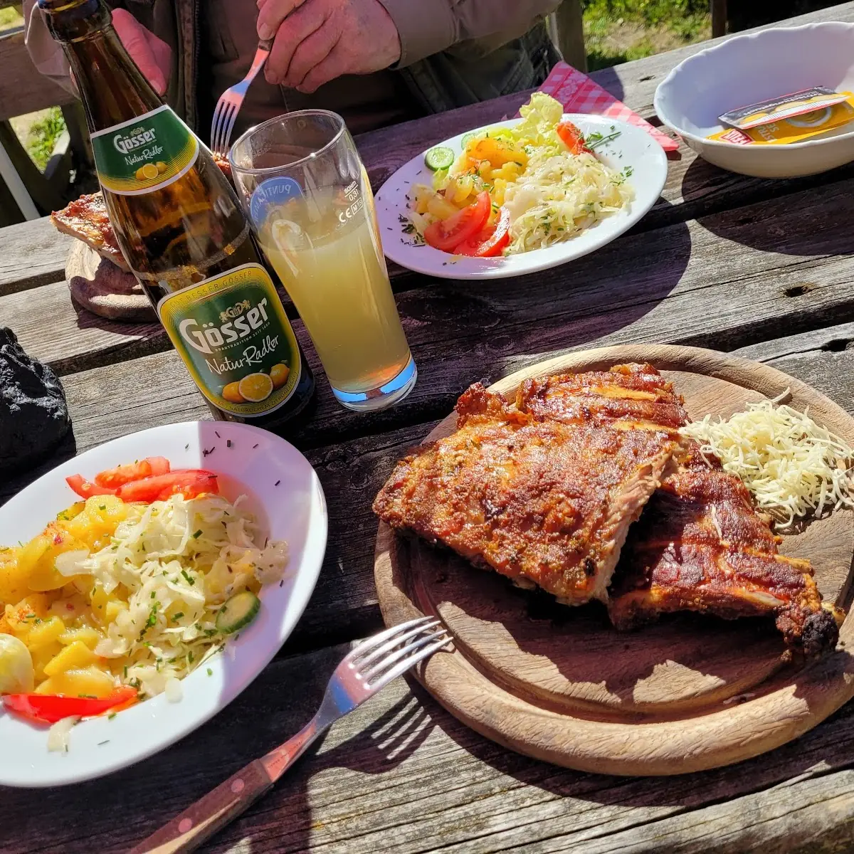 Spareripps Mit Salat