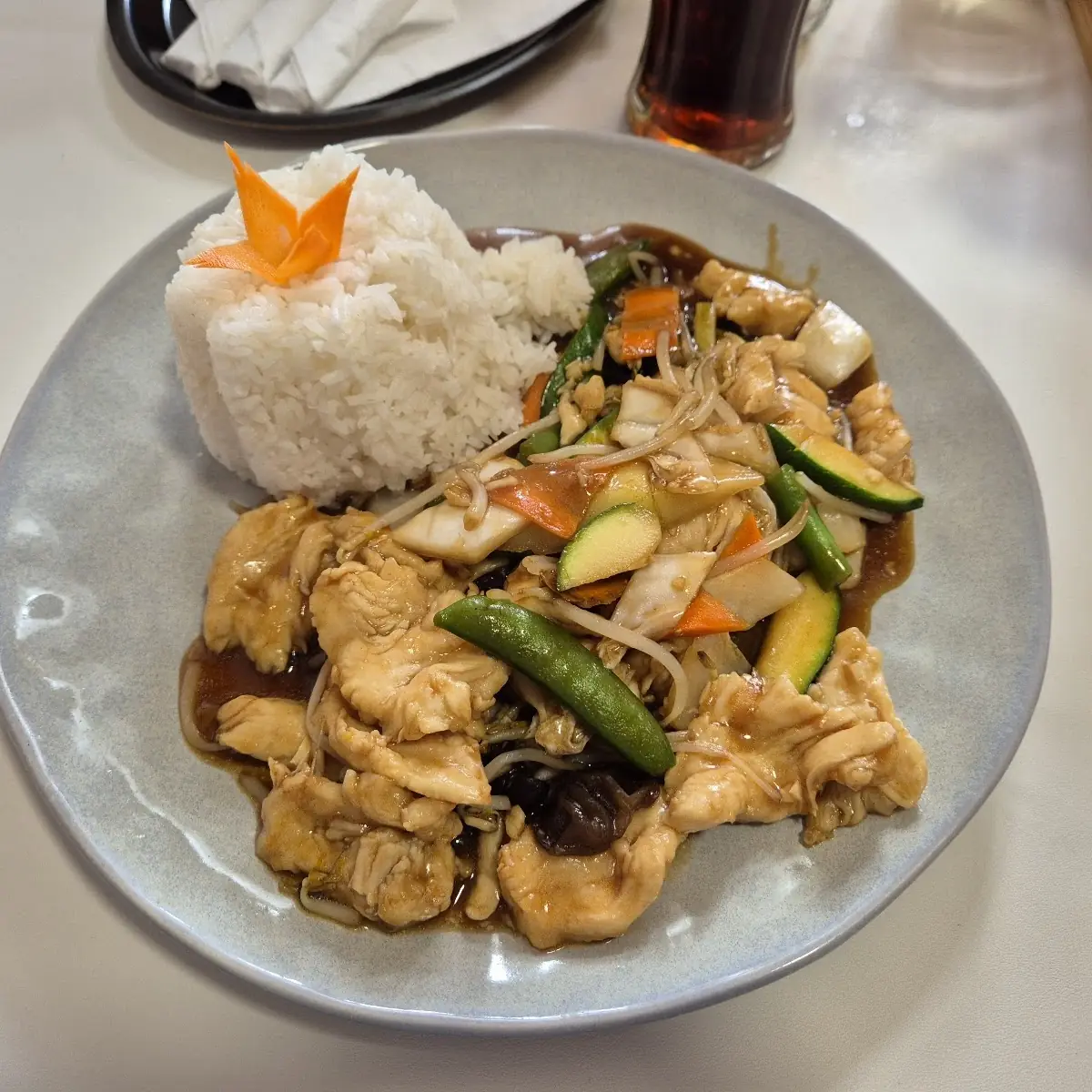 Wok Huhn