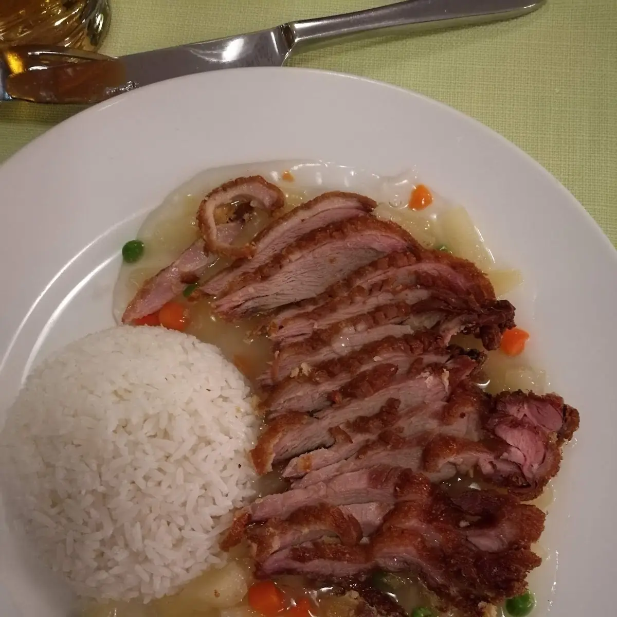 Gebackene Ente Mit Ananas