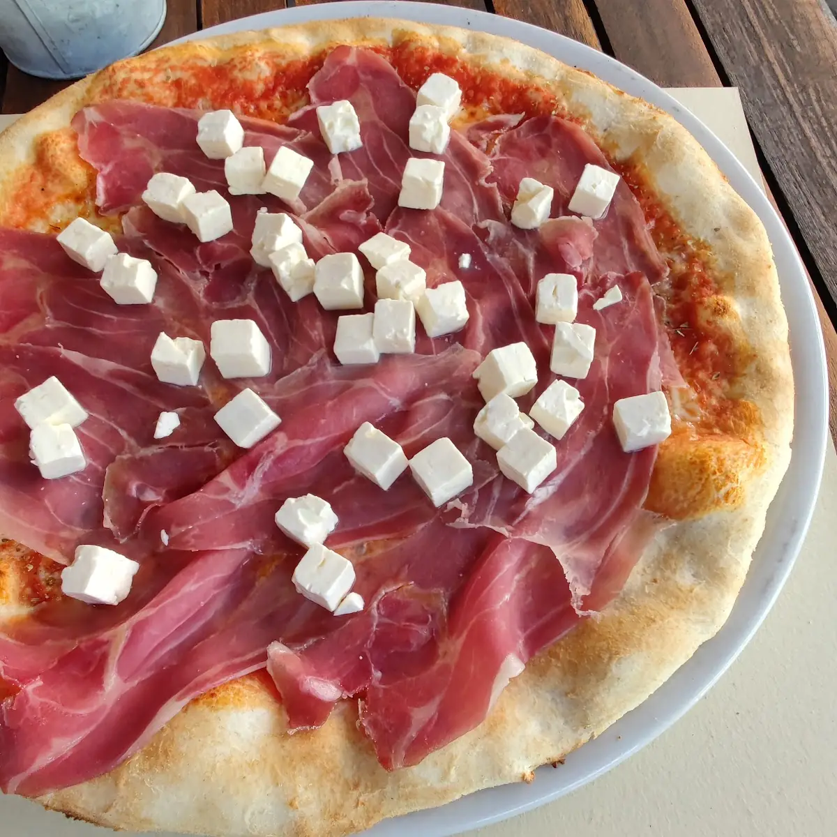 Pizza Schinken Mit Feta