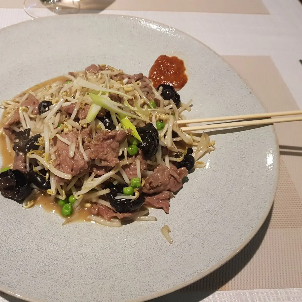 Rindfleisch Mit Sojabohnensprossen