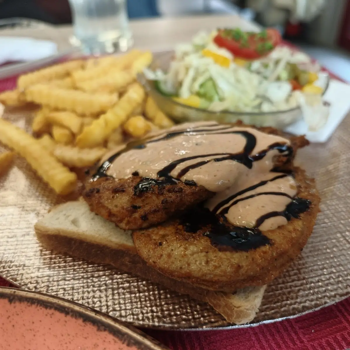 Toast Mit Mageren Fleisch