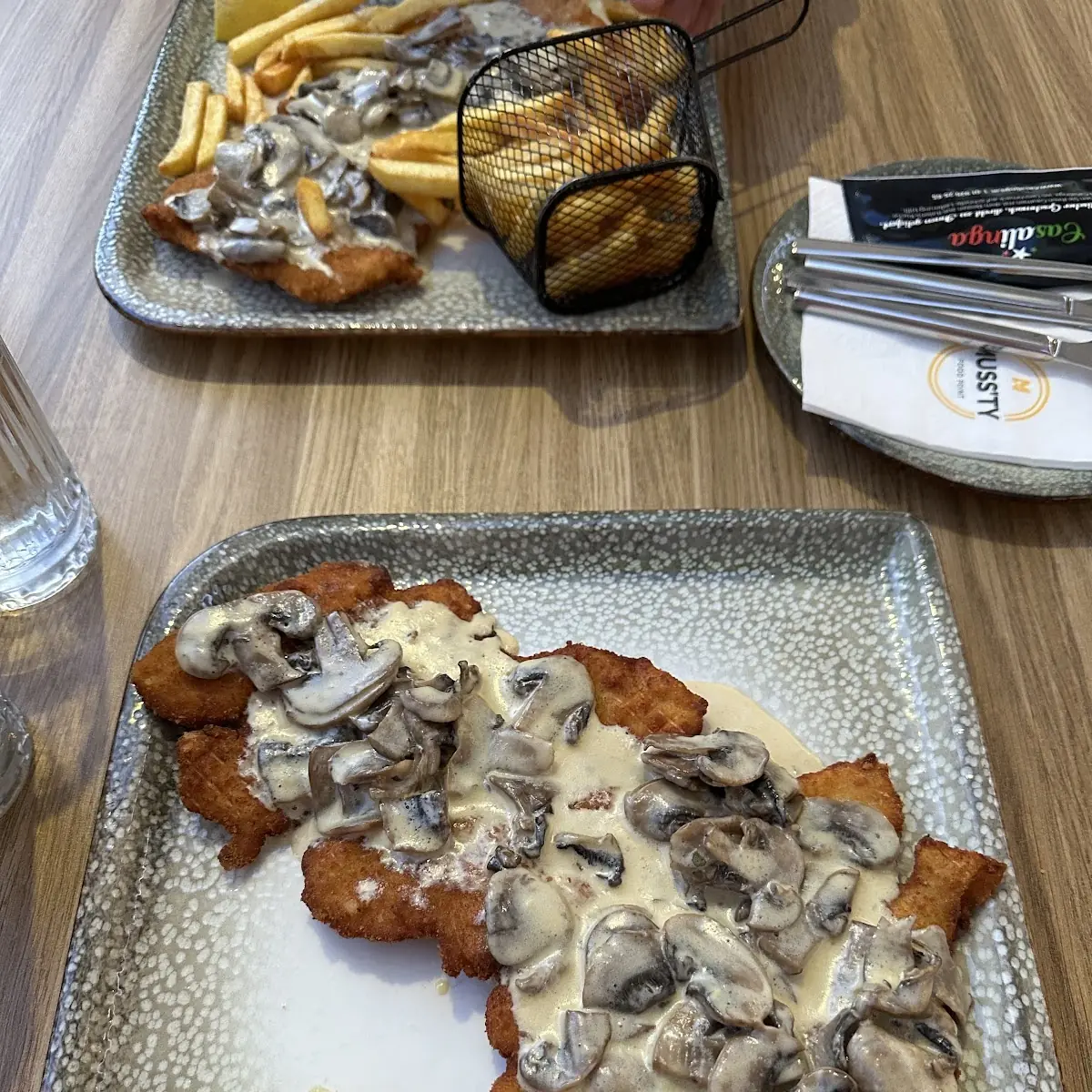 Schnitzel Champignonsauce
