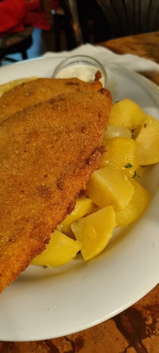 Kürbis Cordon Bleu Petersilkartoffeln
