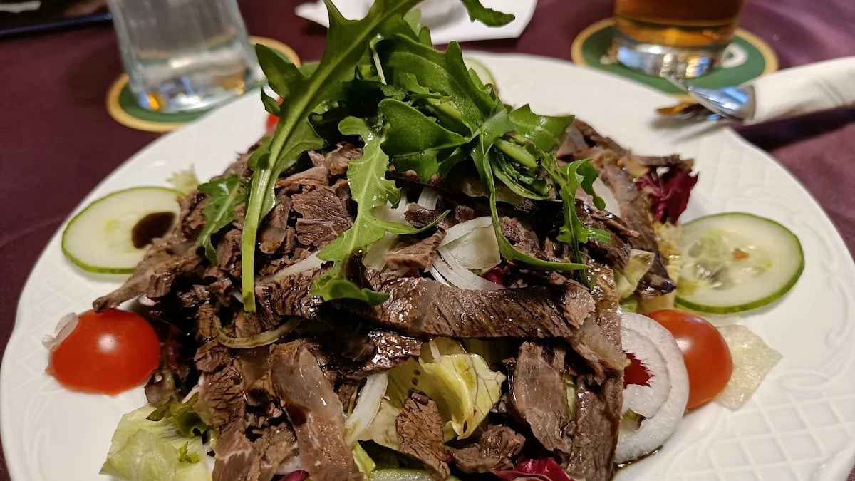 Rindfleischstreifensalat, Café Rüdigerhof