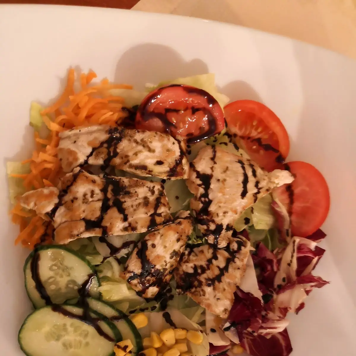 Salat Mit Putenstreifen