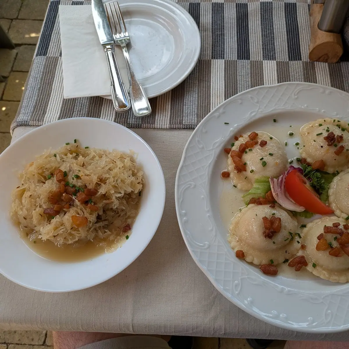 Fleischnudeln Mit Sauerkraut