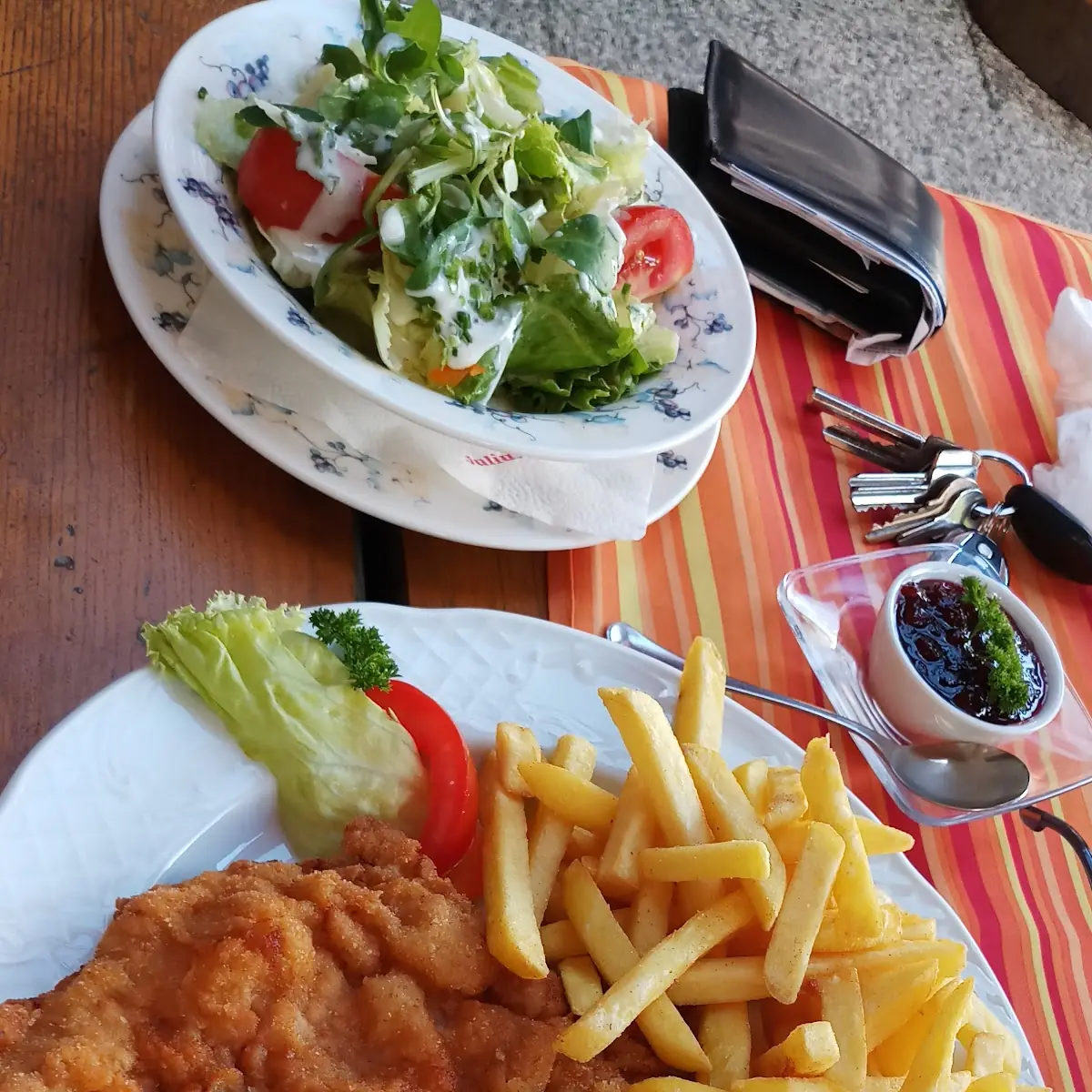 Wiener Schnitzel Mit Pommes Frites