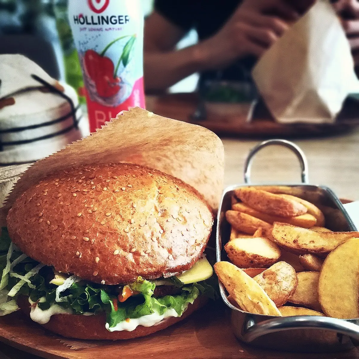 Burger Mit Kichererbsen