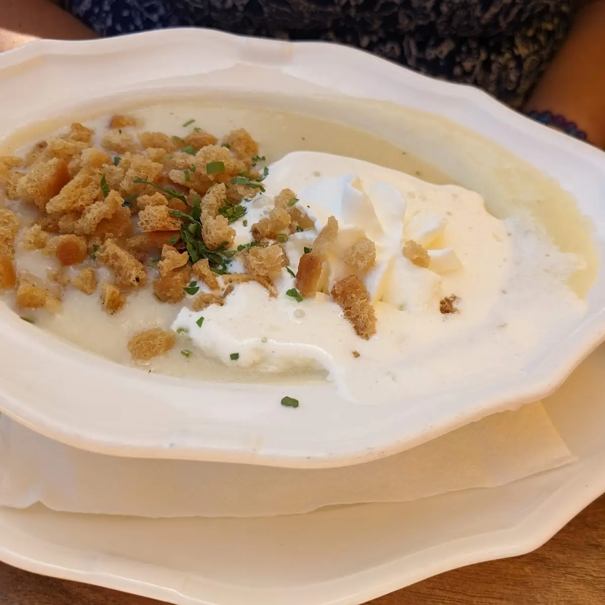 Knoblauchcremesuppe