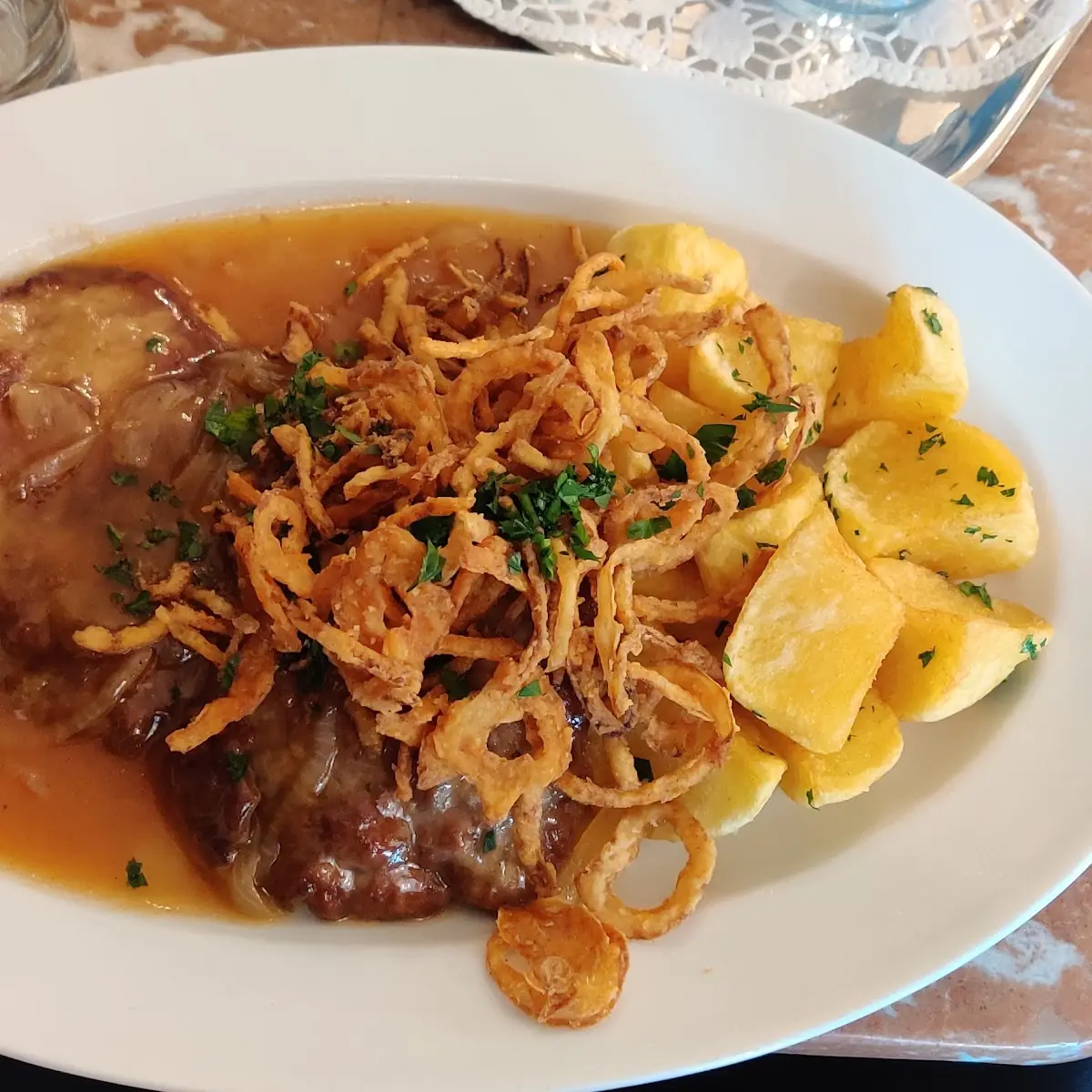 Zwiebel Rostbraten