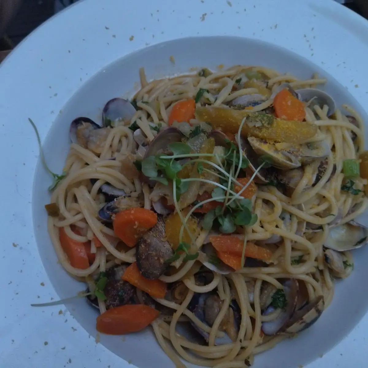 Spaghetti Alle Vongole E Bottarga