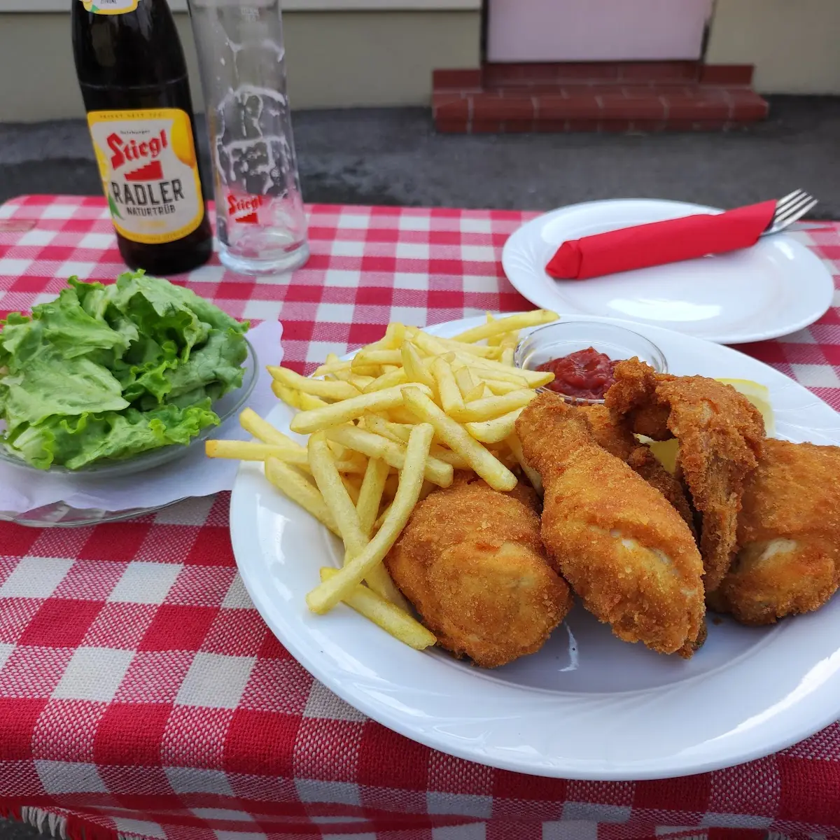 ½ Backhendl