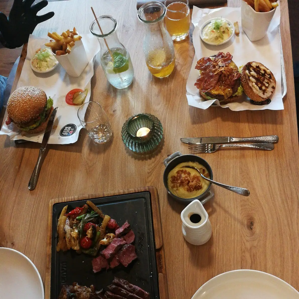 Burger Fledermaussteak