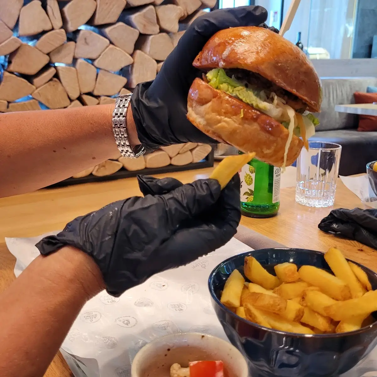 Veganer Burger
