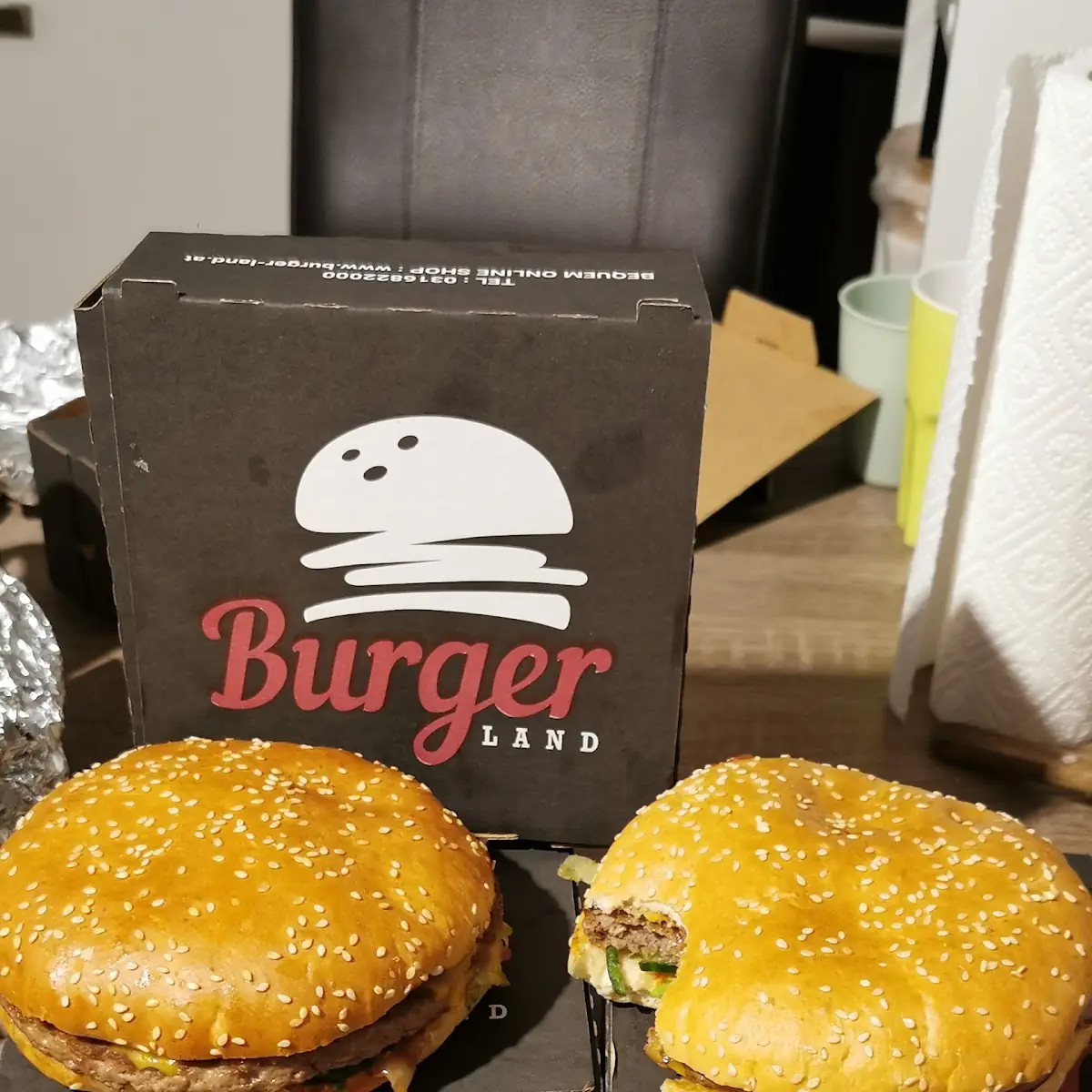XXL Burger Menü - Gemischter Salat