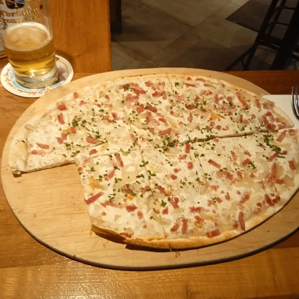 Flammkuchen Elsässer Art