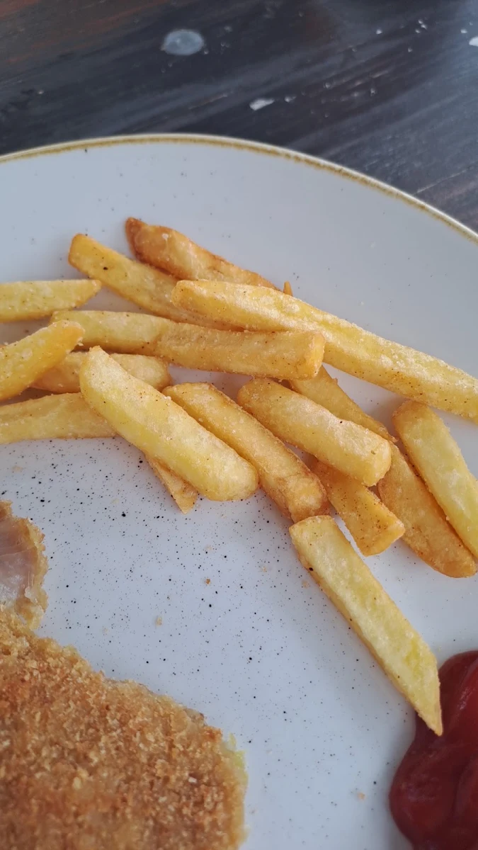 Versalzene Pommes