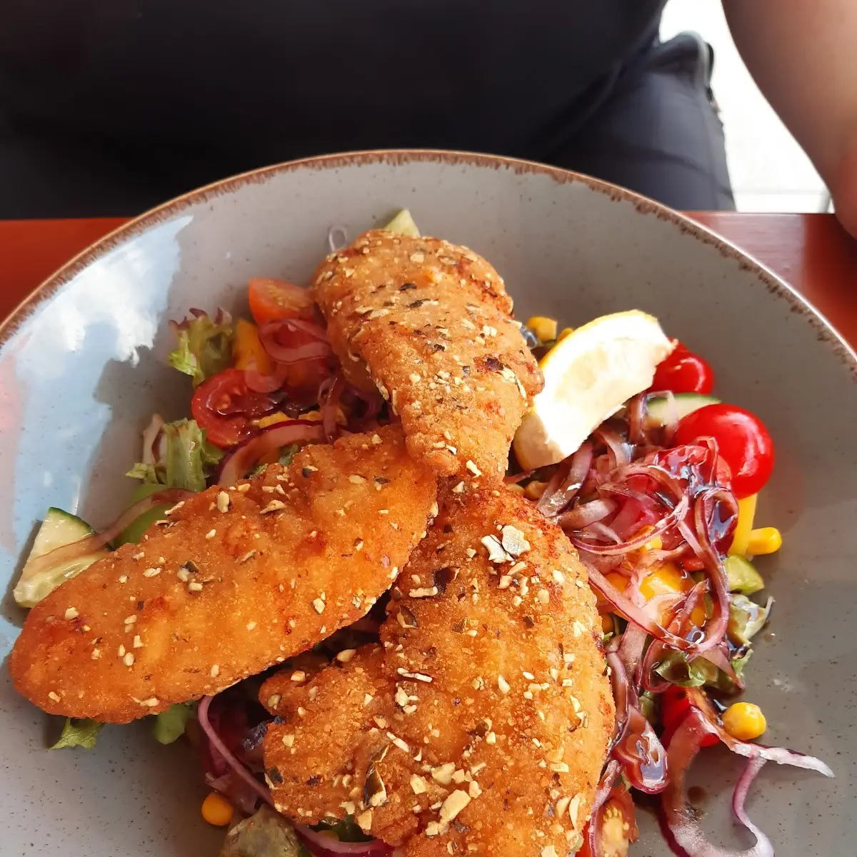 Backhendlsalat