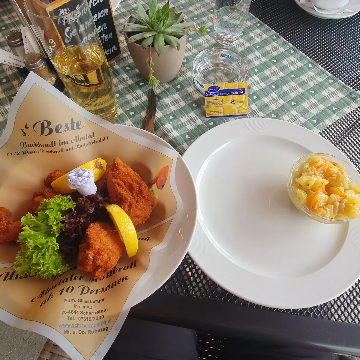 Backhendl Mit Kartoffelsalat