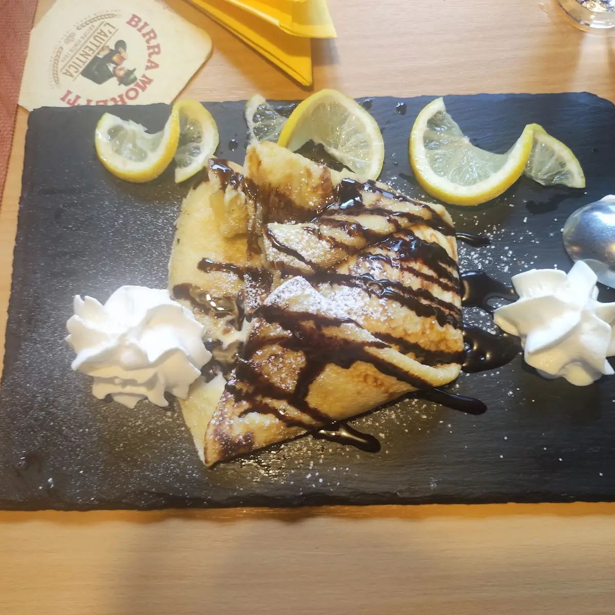 Nachtisch Eis Palatschinke