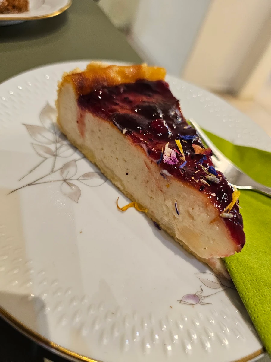 Veganer Topfenkuchen