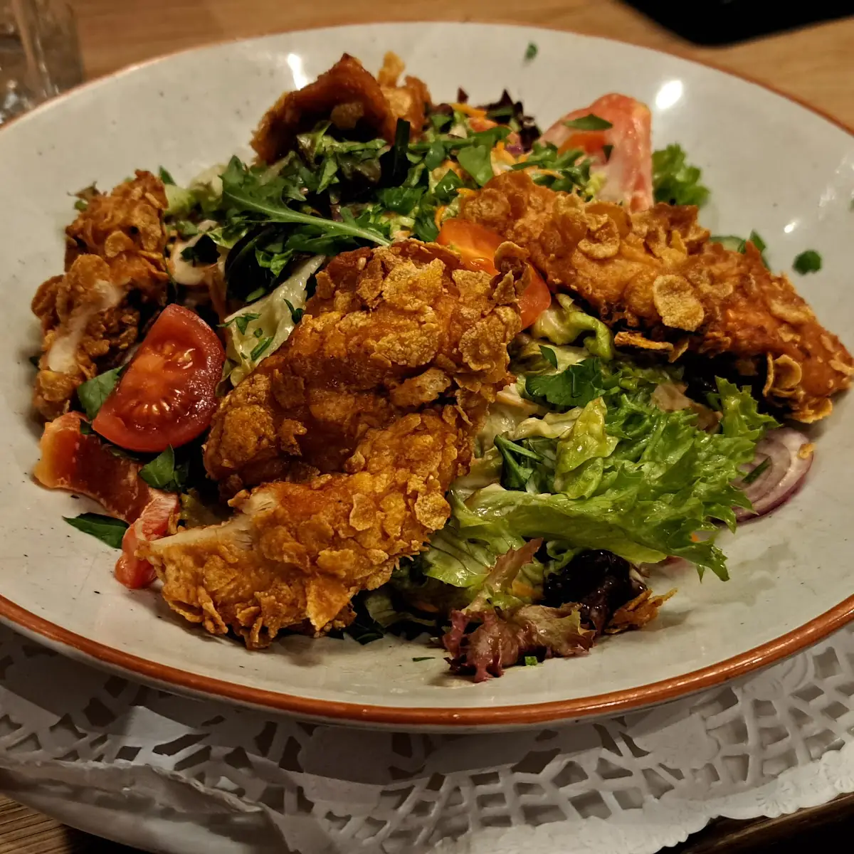 Crispy Chicken Salad