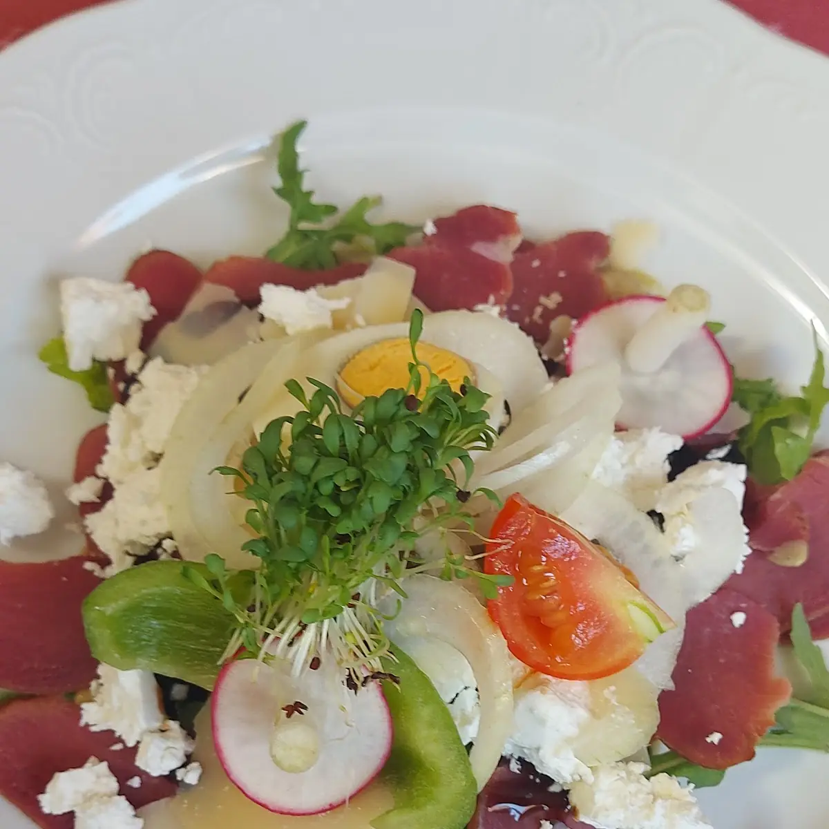 Carpacio Vom Schweinslungenbraten