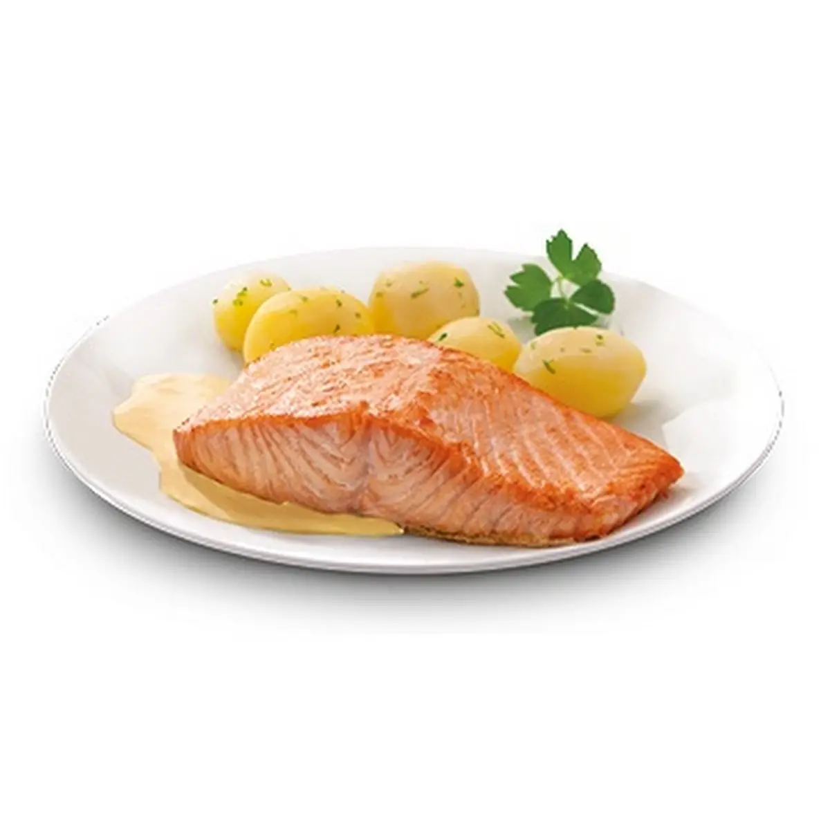 Lachsfilet Auf Blattspinat