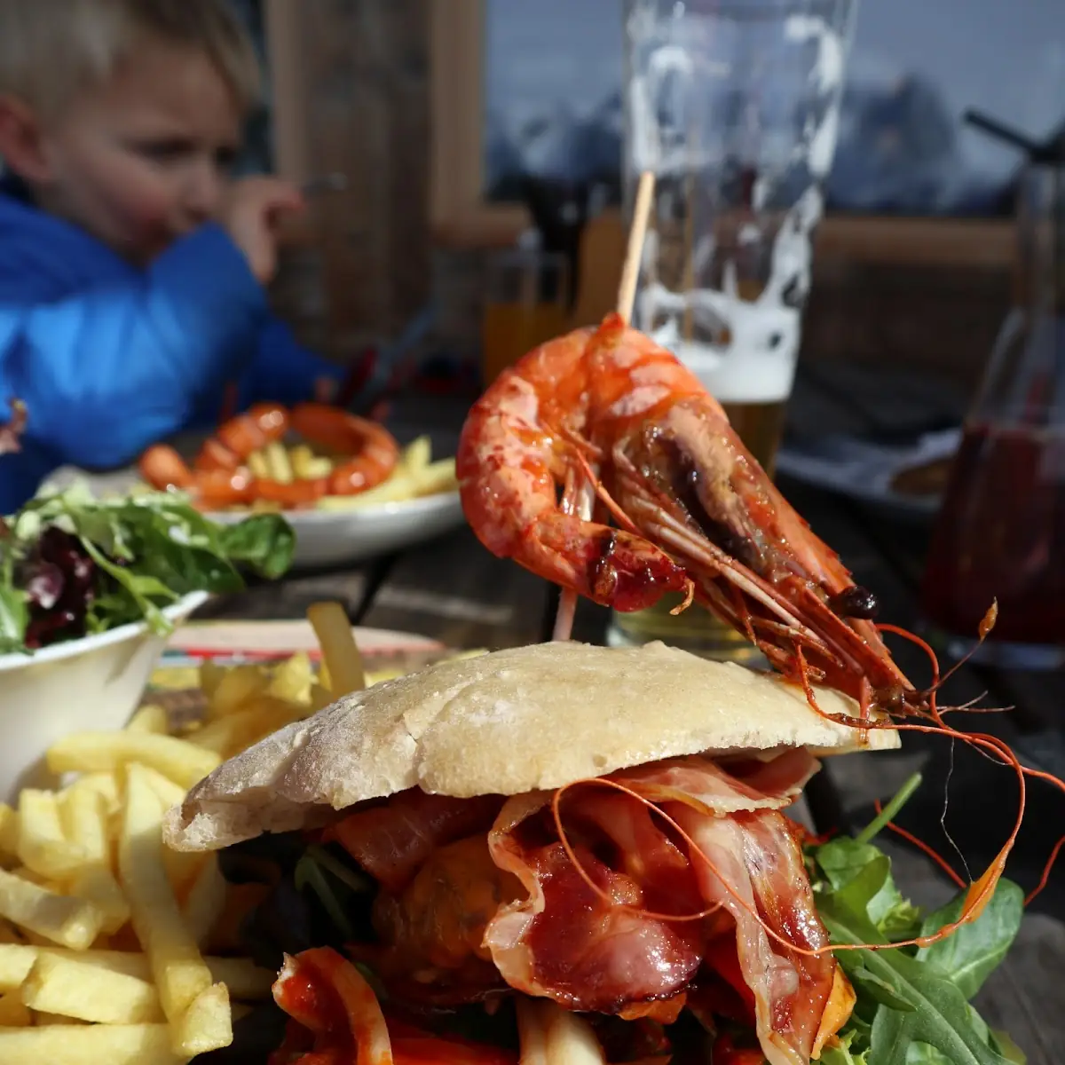 Surf And Turf Burger