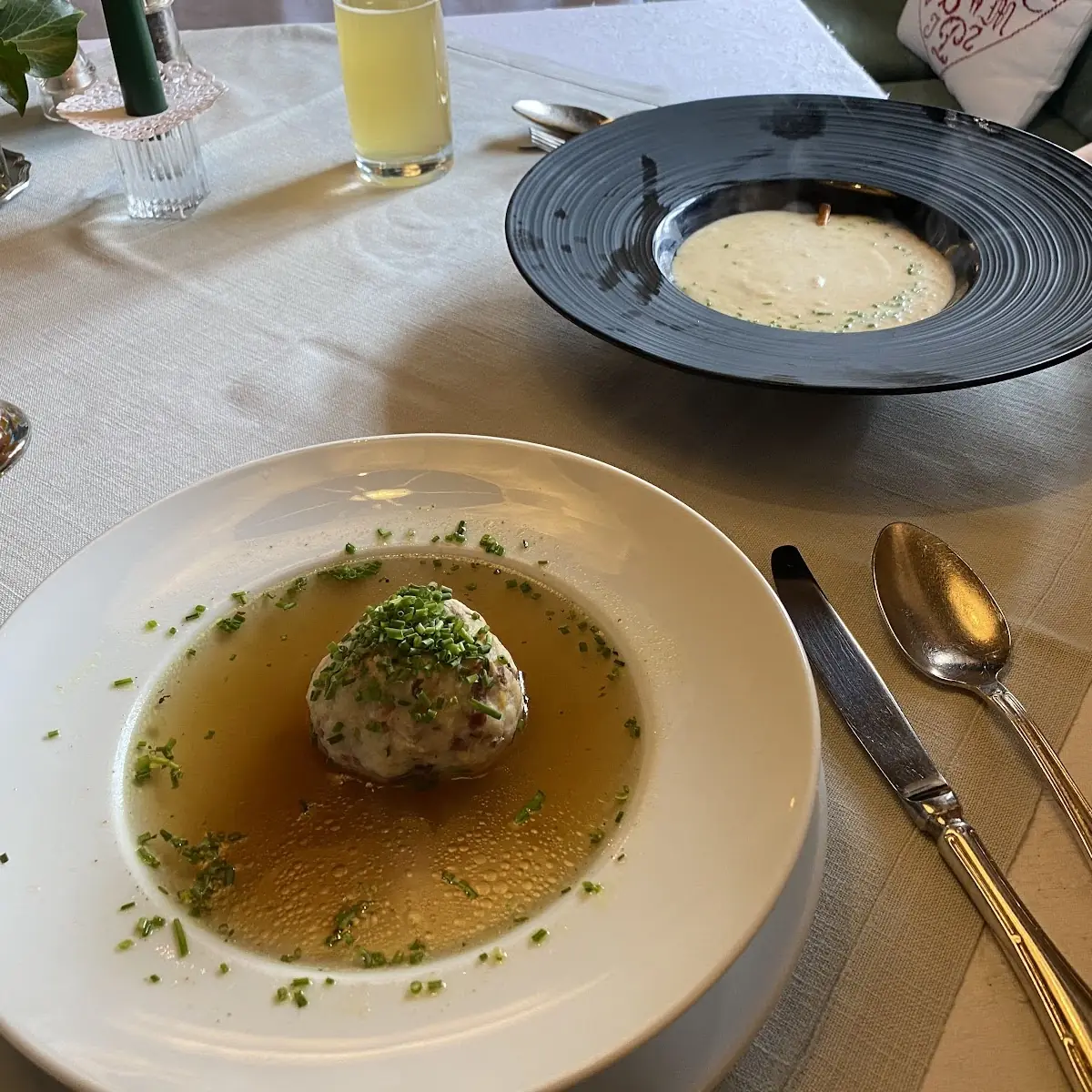 Clear Soup with Tyrolean Dumpling