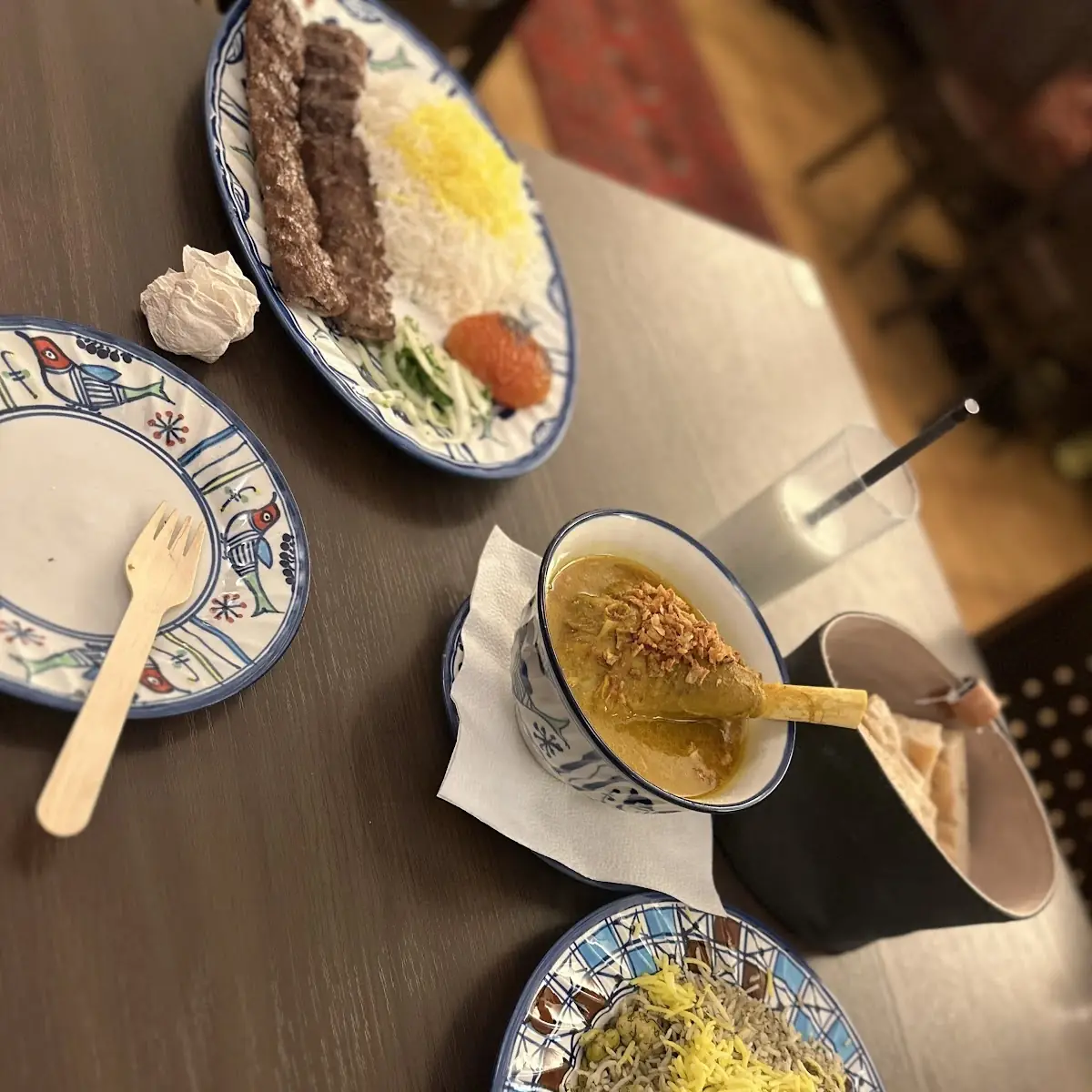 Djudje Kabab Mit Reis