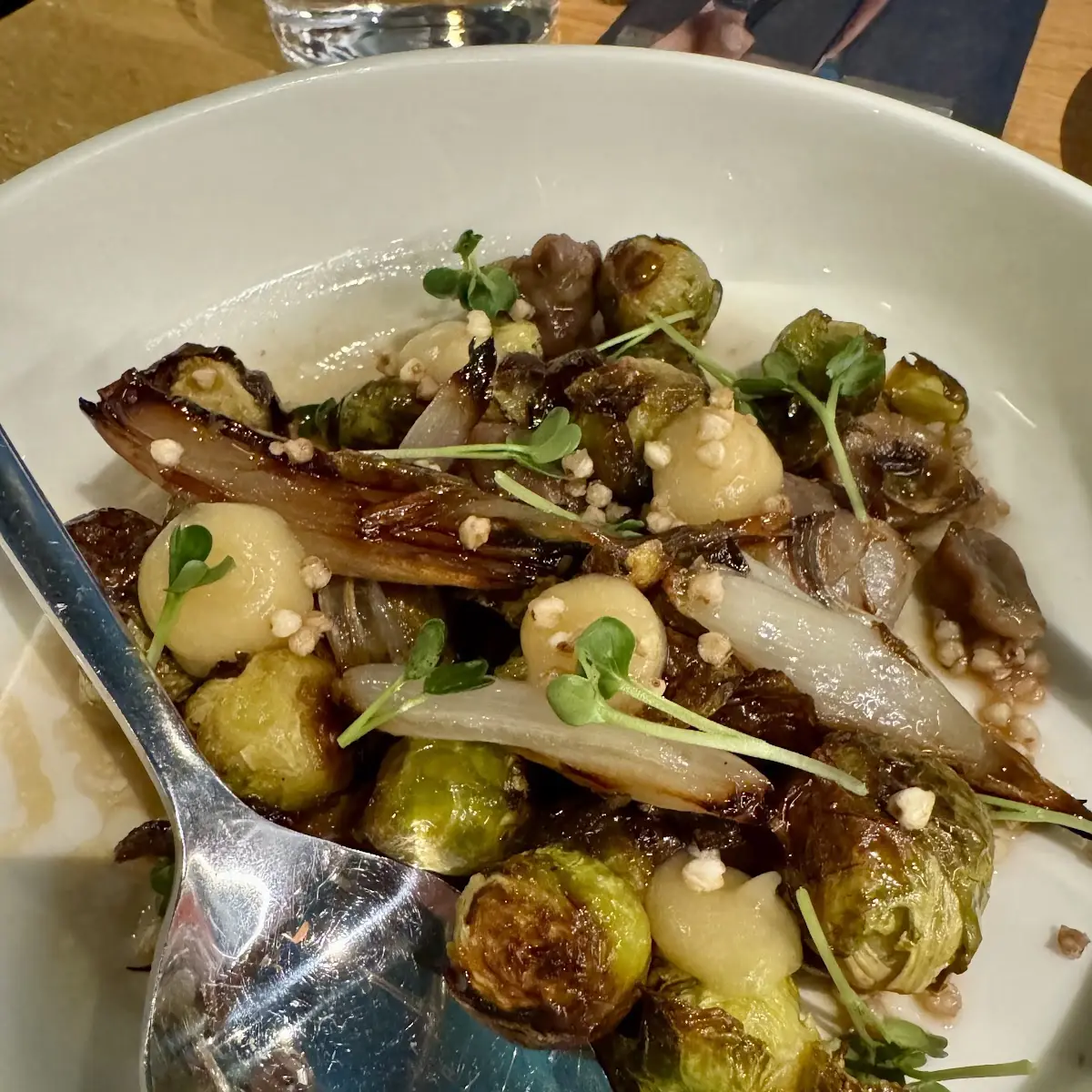 Gerösteter Rosenkohlsalat