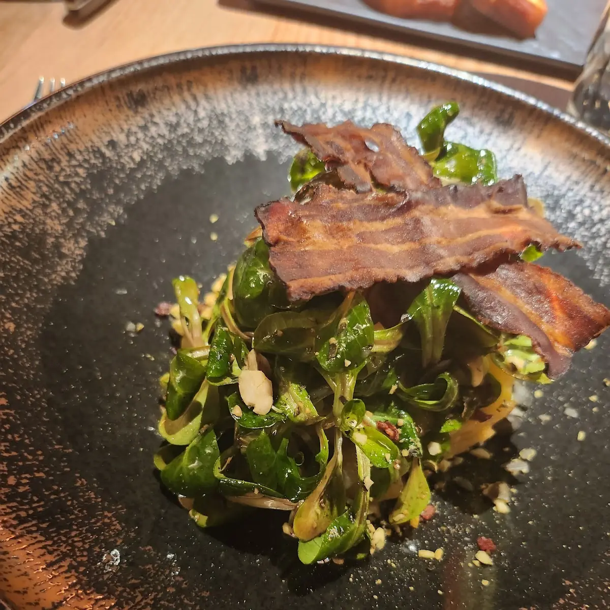 Kartoffel-vogerlsalat Mit Speck