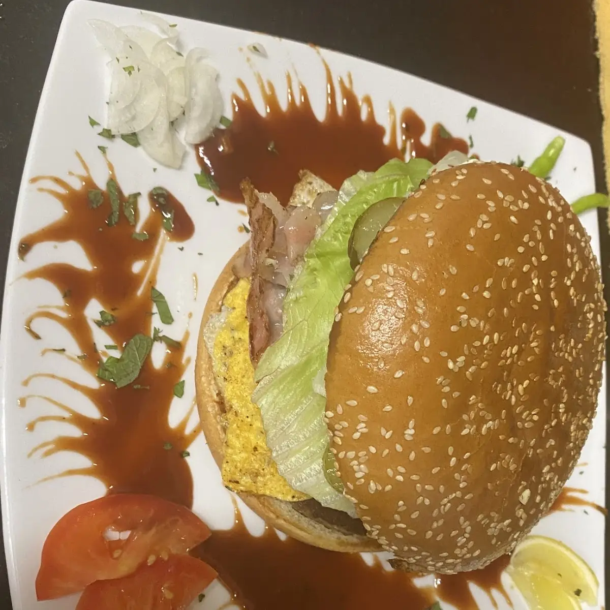 Burger Mit Ei Und Speck