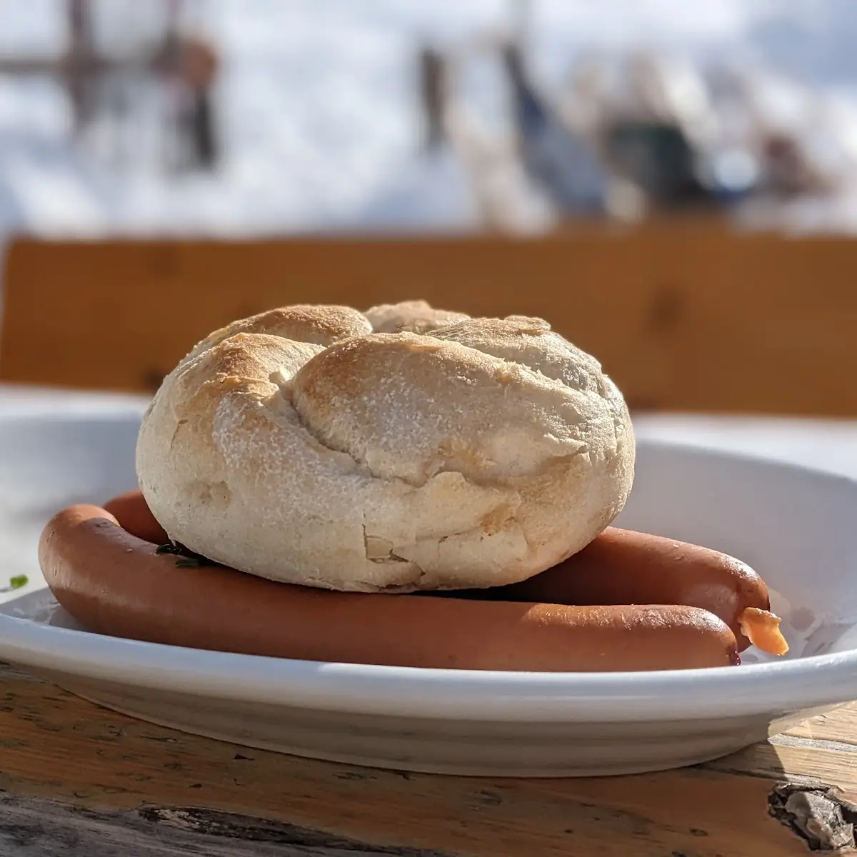 Frankfurter Mit Semmel