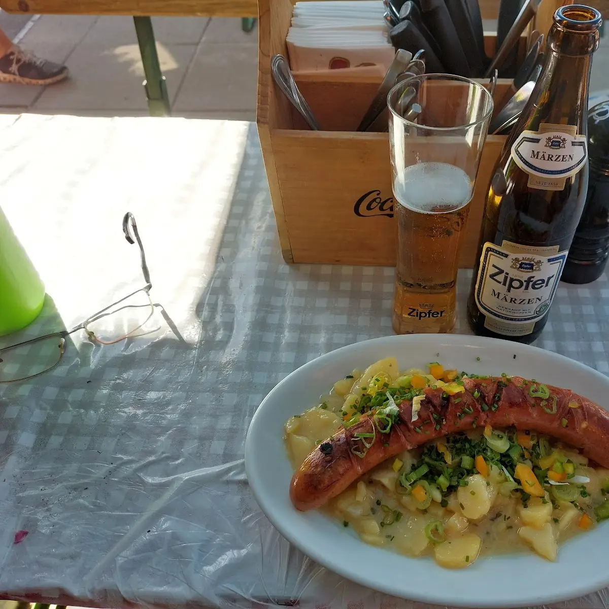 Hauswurst Mit Erdäpfelsalat