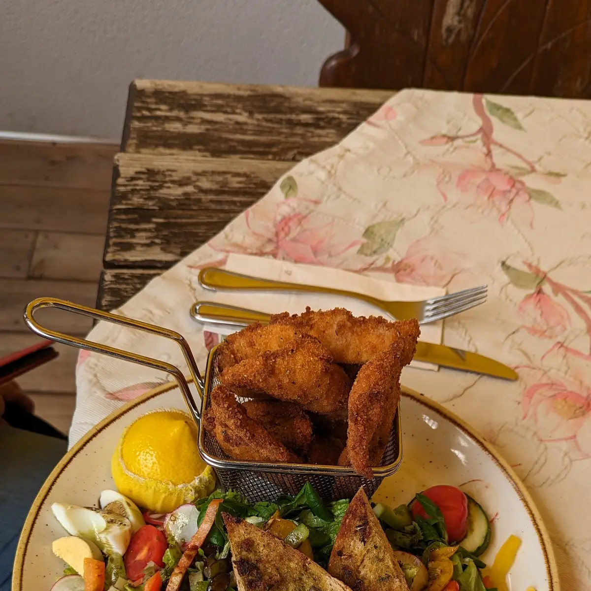 Backhendlsalat