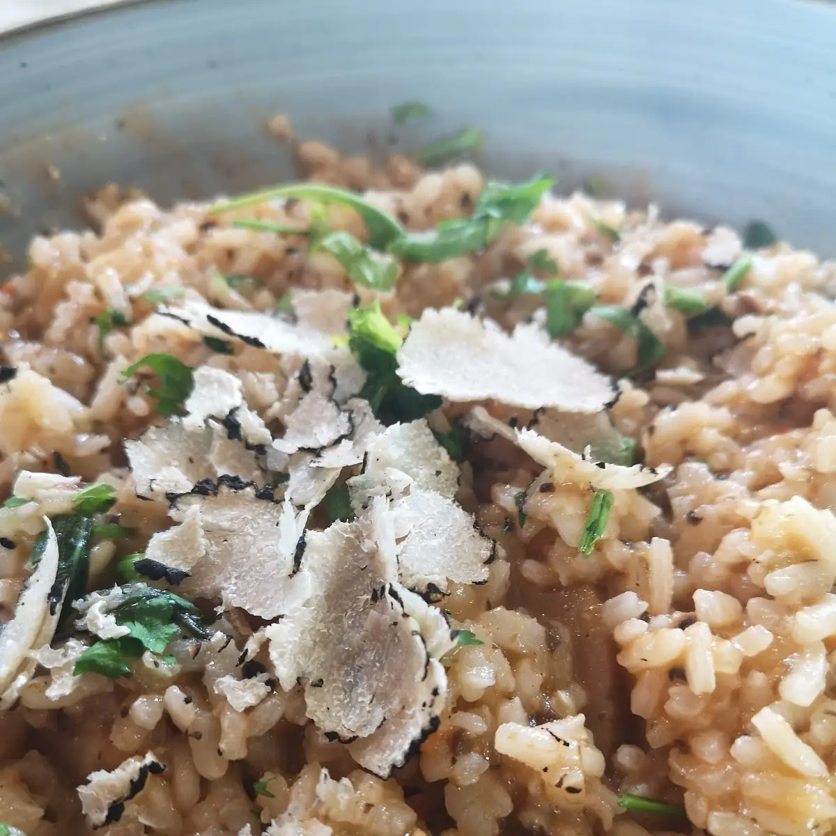 Risotto Mit Pilzen Und Trüffel