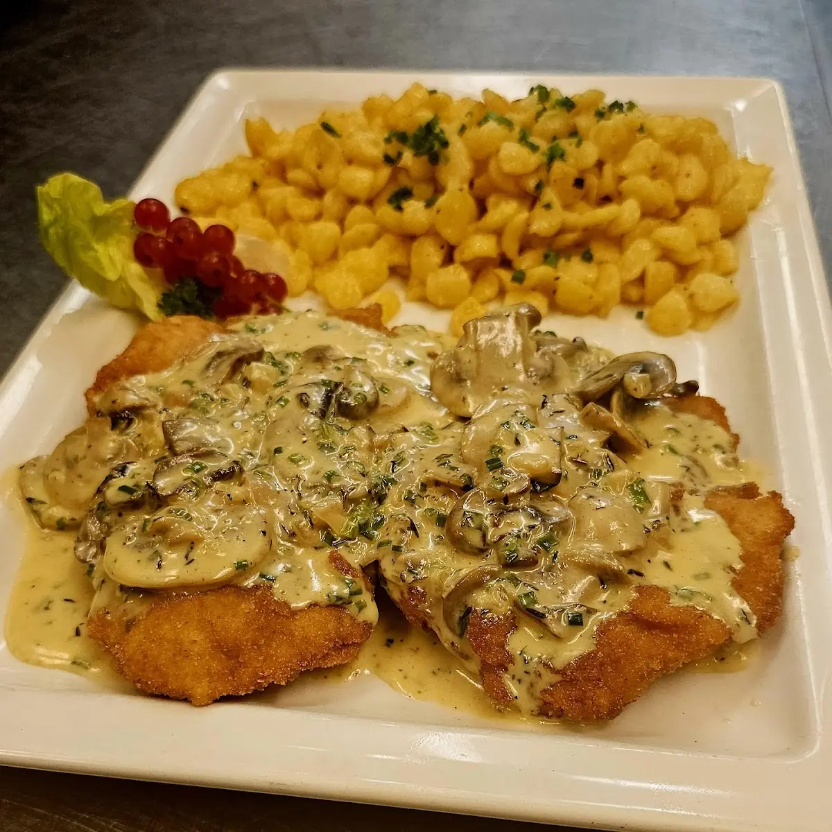 Jäger Schnitzel