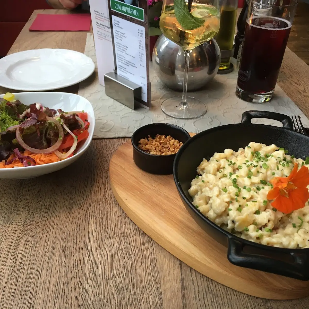 Kässpätzle Mit Beilagensalat