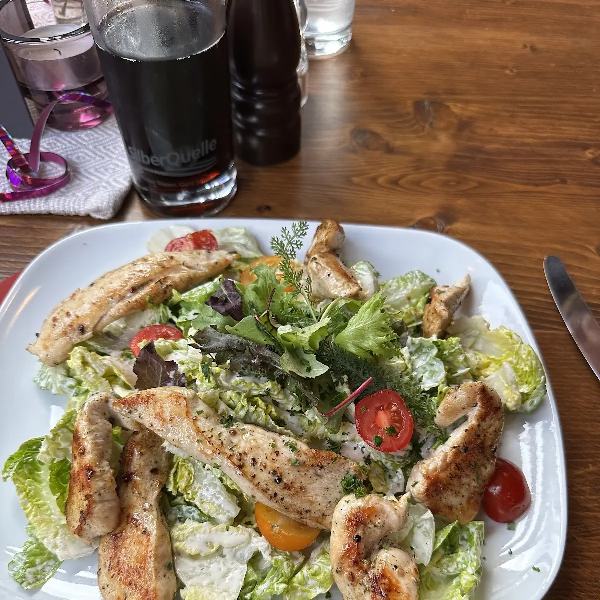 Salat Mit Hähnchenbrustfilet