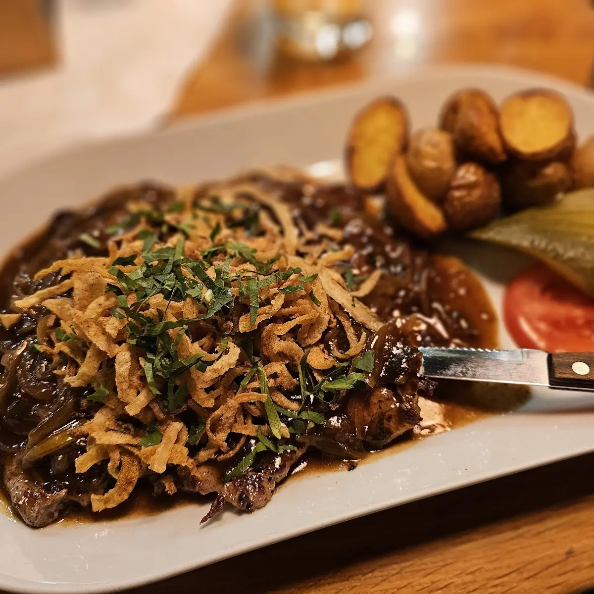 Zwiebelrostbraten